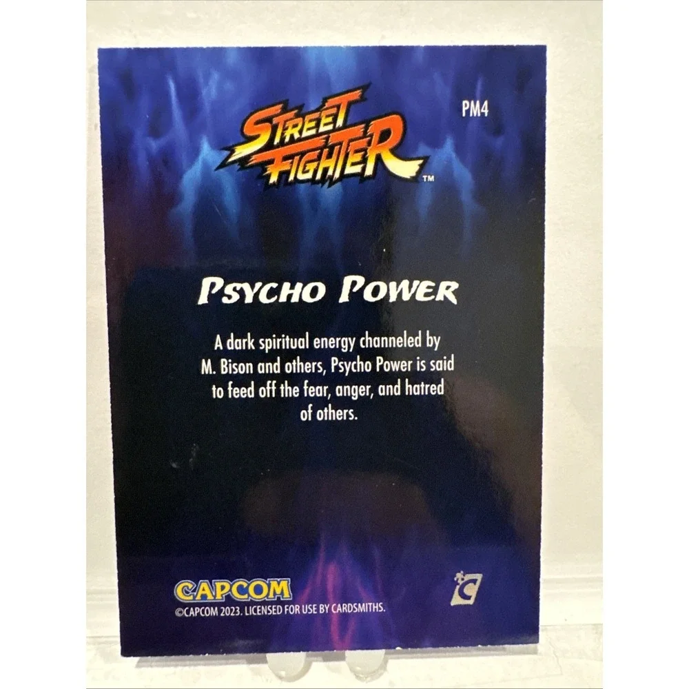 2023 Cardsmiths Street Fighter Psycho Power M. Bison PM4 CAPCOM Promo Card